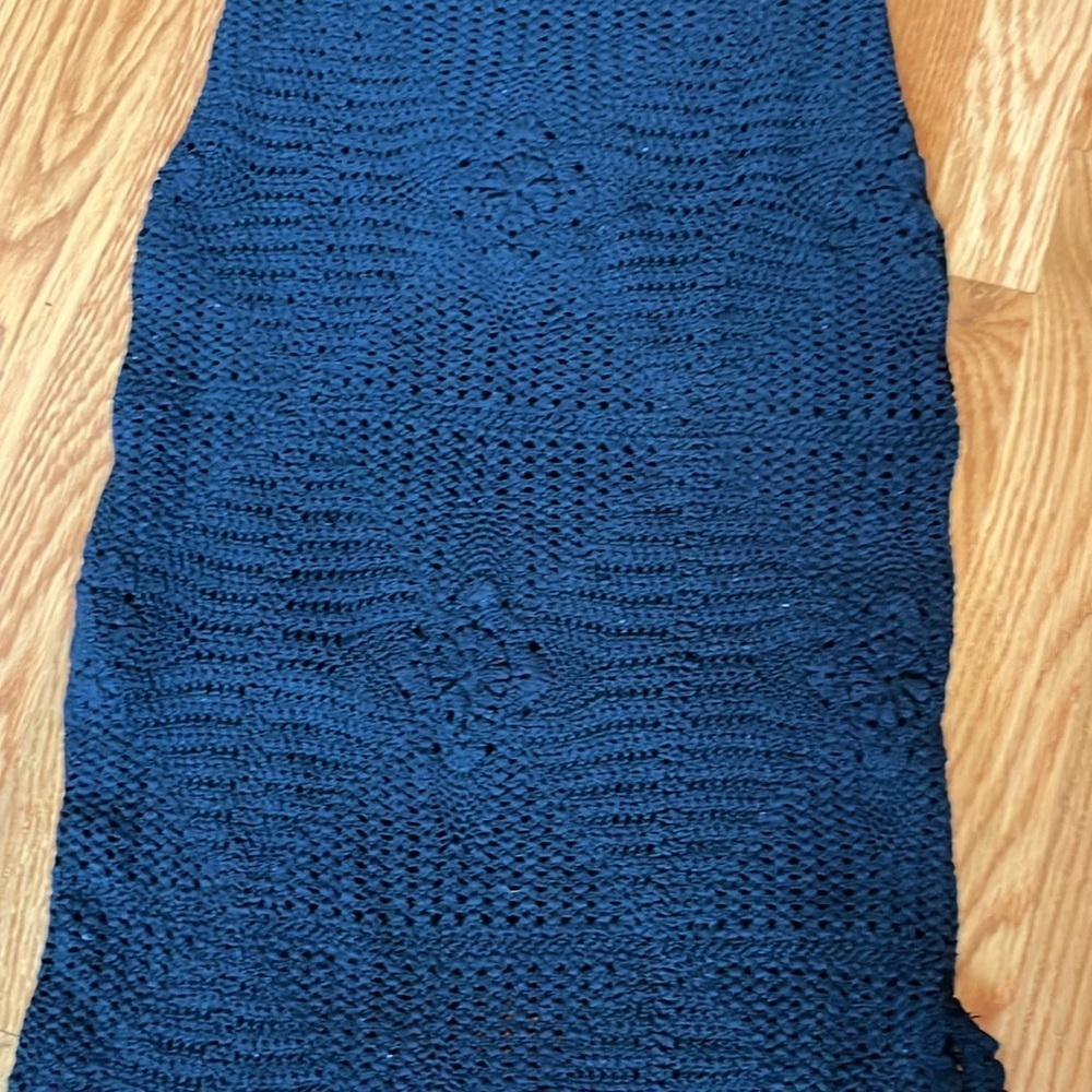 Free People Dahlia Midi Dress Crochet Halter Slit Bodycon Size Small NWT - Picture 12 of 16